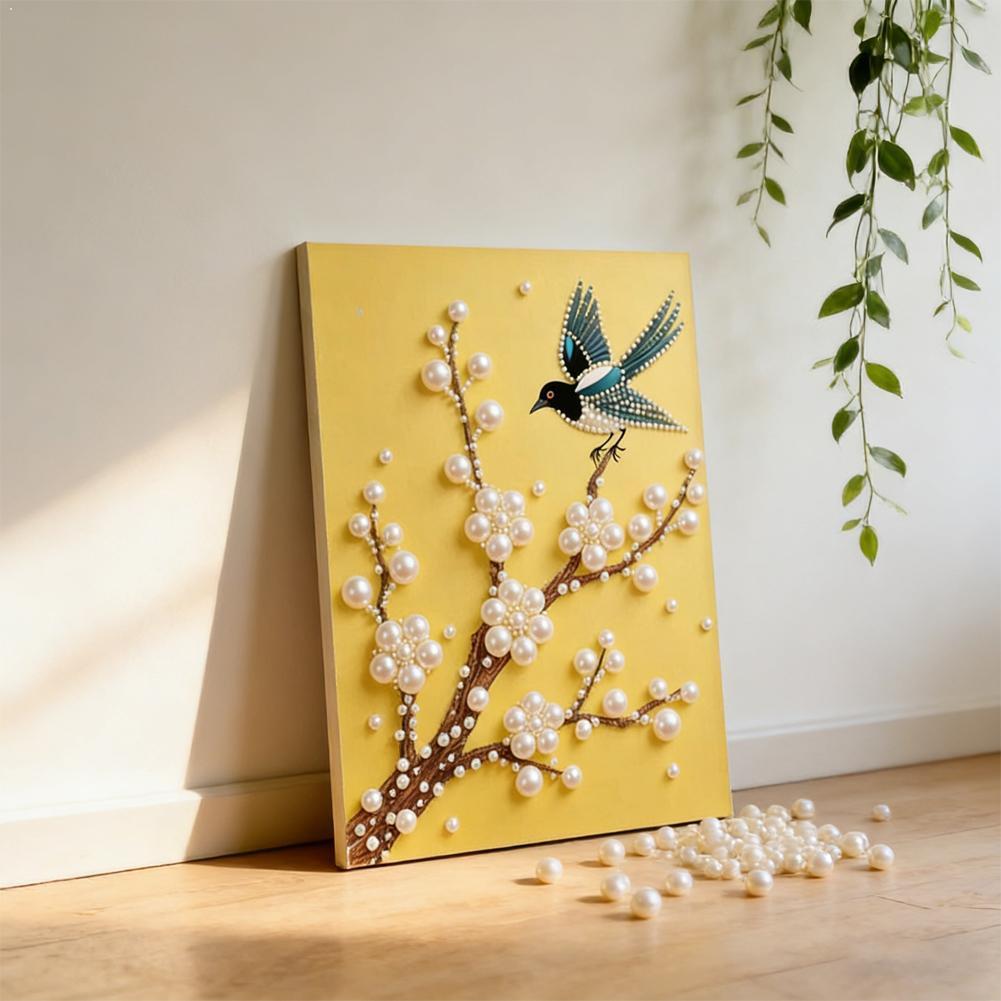 Diamond Painting Kit - ชุดภาพวาดพลาสติก 3 มิติ DIY ลายไข่มุก สำหรับผู้เริ่มต้น