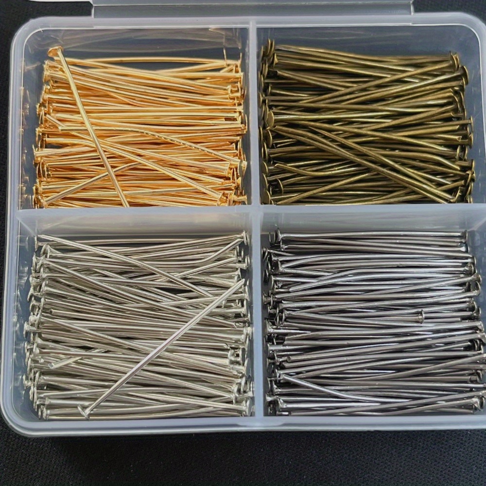 Art Craft Material - หมุดหัวเหล็กแบบผสม 400 ชิ้น ขนาด 30 มม.