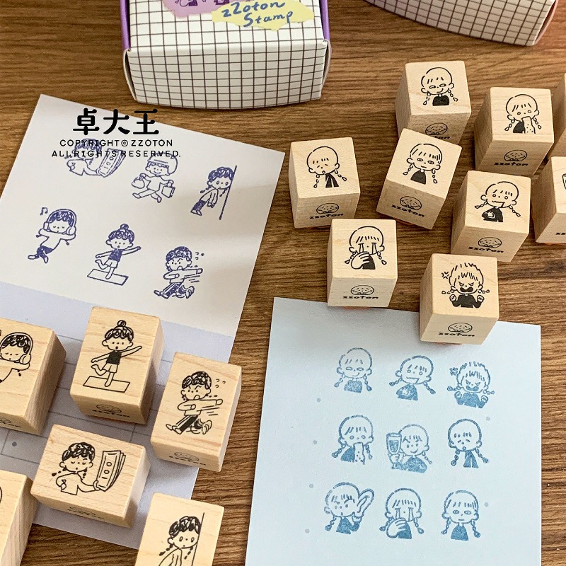 Rubber Stamp Blank - แสตมป์ยางไม้ลาย 