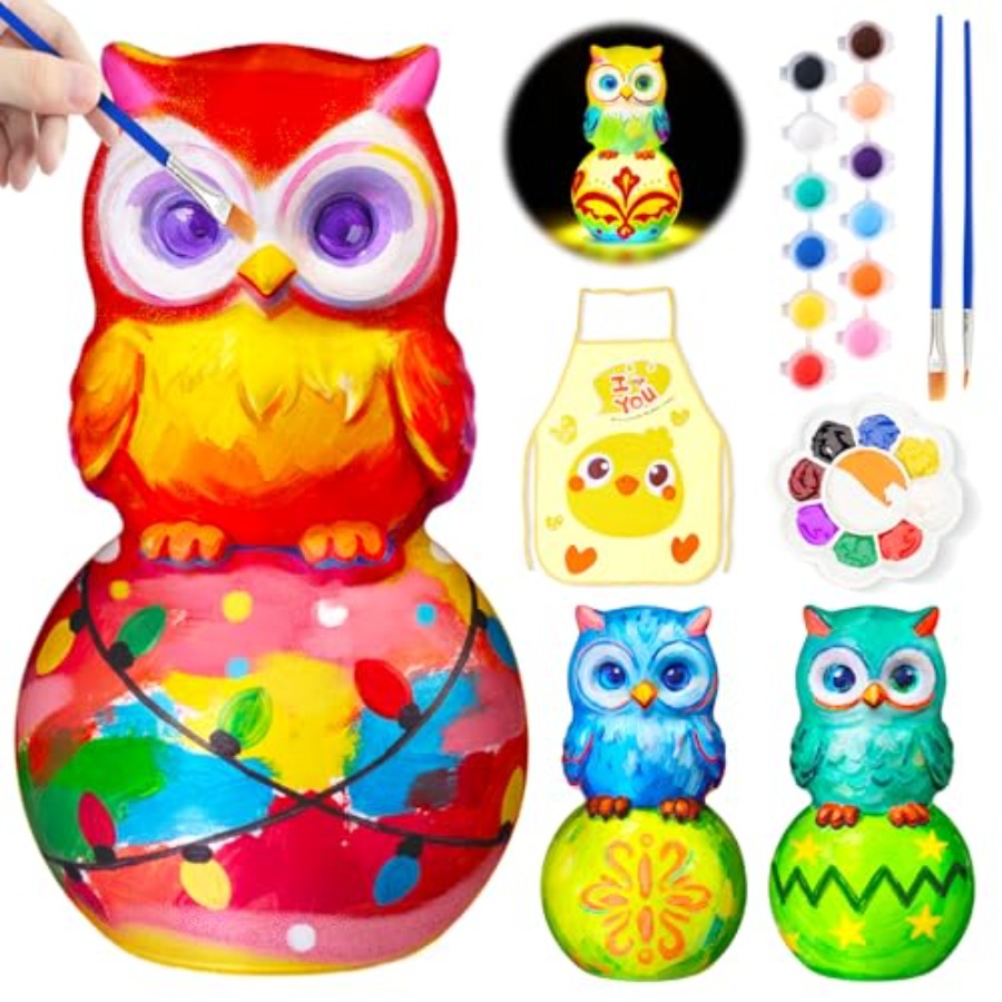 Art Craft Painting - ชุดอุปกรณ์ทำโคมไฟของคุณเอง, งานศิลปะและงานฝีมือสำหรับเด็กอายุ 8-12 ปี, ของเล่น DIY