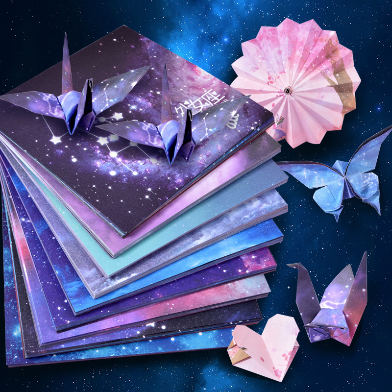 Art And Craft Recycle - 50 แผ่น Origami กระดาษดาวเด็ก DIY Hand