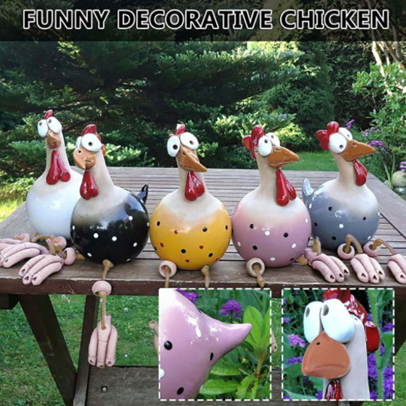 ของตกแต่งรั้วรูปไก่ตลกๆ ทำจากเ - Art Craft Website บทวิจารณ์และราคา