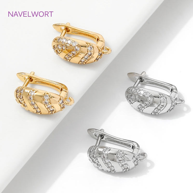ทองเหลืองชุบทอง 18K Earwires F - Art Craft Material บทวิจารณ์และราคา