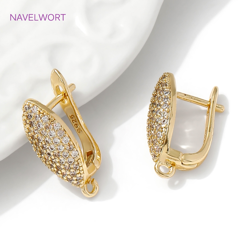 ทองเหลืองชุบทอง 18K Earwires F - Art Craft Material บทวิจารณ์และราคา