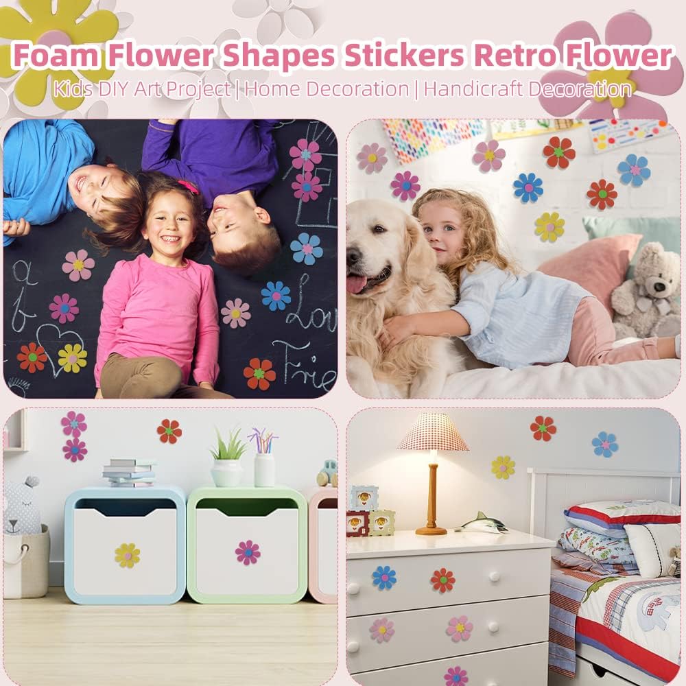 สติกเกอร์รูปดอกไม้โฟม 160 ชิ้น - Art Craft Flower บทวิจารณ์และราคา