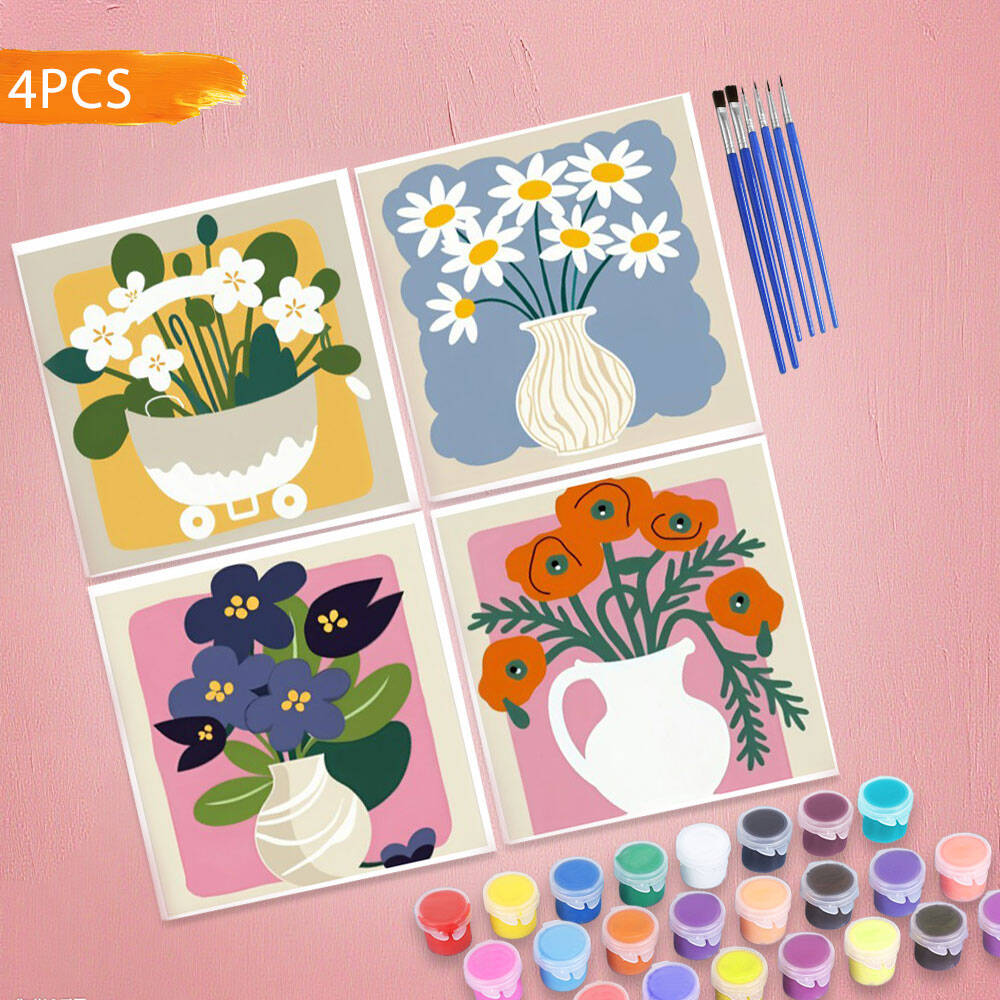ภาพวาดโดยชุดหมายเลขหมู่บ้านเมด - Art Craft Website บทวิจารณ์และราคา