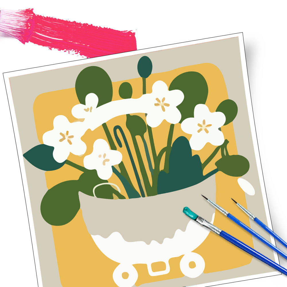ภาพวาดโดยชุดหมายเลขหมู่บ้านเมด - Art Craft Website บทวิจารณ์และราคา