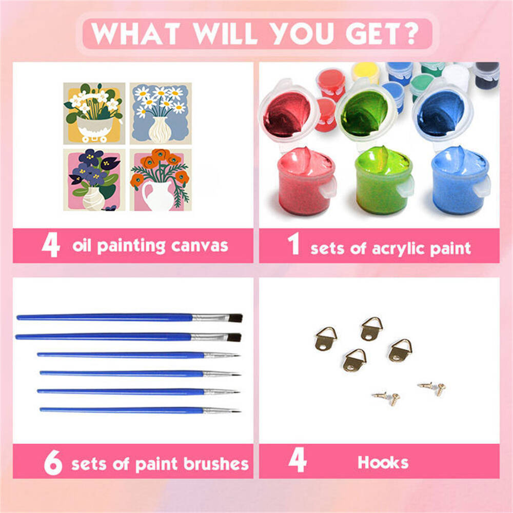 ภาพวาดโดยชุดหมายเลขหมู่บ้านเมด - Art Craft Website บทวิจารณ์และราคา