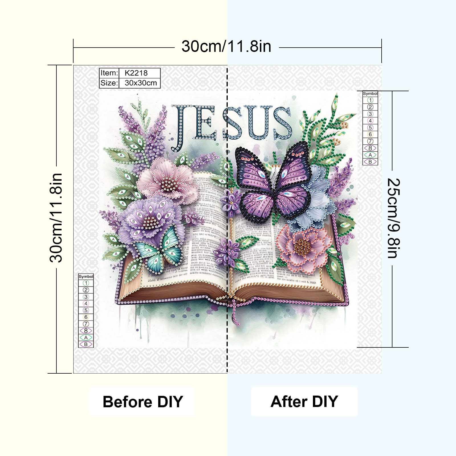 ชุดภาพวาดเพชรรูปทรงพิเศษผีเสื้ - Art Craft Butterfly บทวิจารณ์และราคา