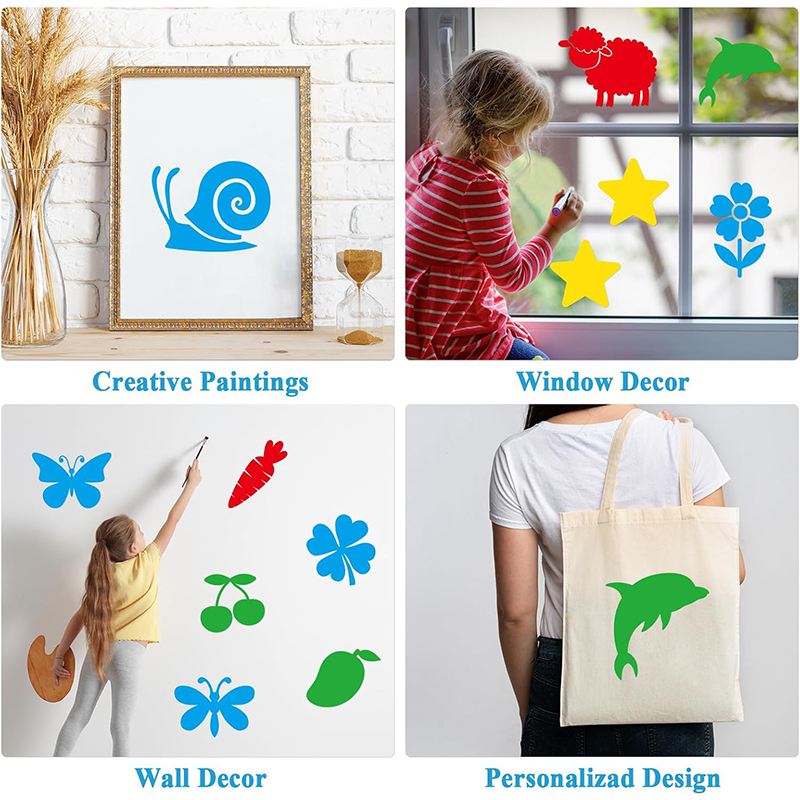 10/20 ชิ้น แม่แบบภาพวาด ลายฉลุ - Art Craft Painting บทวิจารณ์และราคา