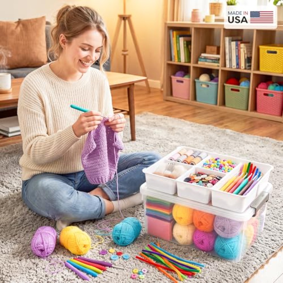 กล่องจัดเก็บอุปกรณ์งานฝีมือแบบ - Art Craft Organizer บทวิจารณ์และราคา