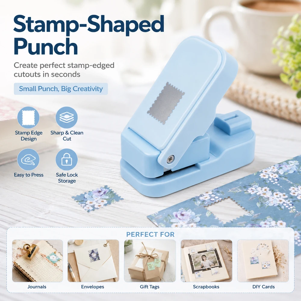เครื่องเจาะกระดาษลายแสตมป์ สำห - Art Craft Material บทวิจารณ์และราคา