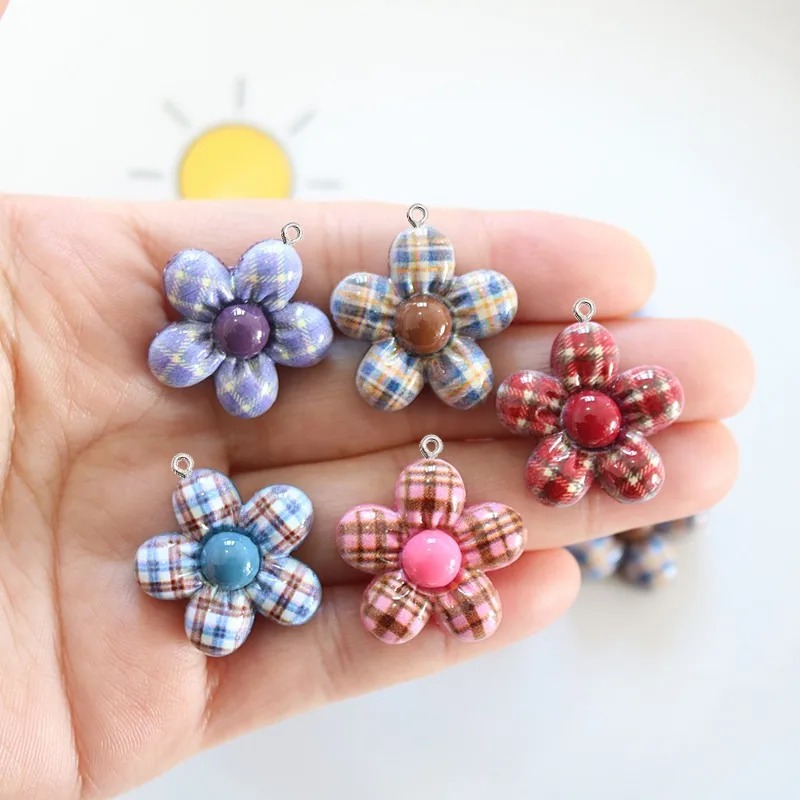 จี้เรซิ่นรูปดอกไม้หวานๆ 10 ชิ้ - Art Craft Flower บทวิจารณ์และราคา