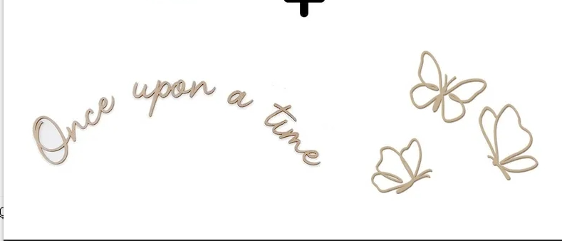 ป้ายติดผนัง Once Upon a Time ร - Art Craft Butterfly บทวิจารณ์และราคา