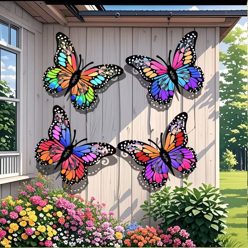 ของตกแต่งผนังรูปปั้นผีเสื้อโลห - Art Craft Butterfly บทวิจารณ์และราคา