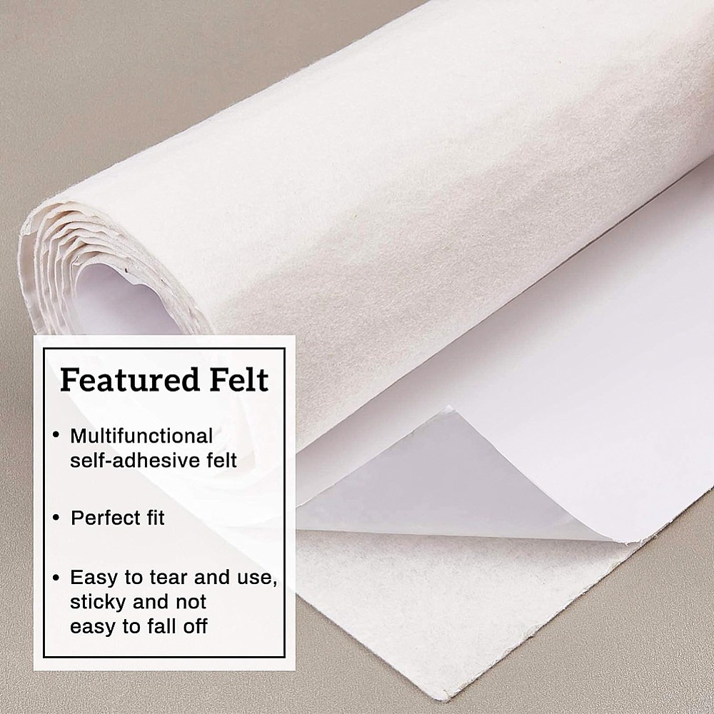 แผ่นผ้าสักหลาดสีแดงขนาด 15.7