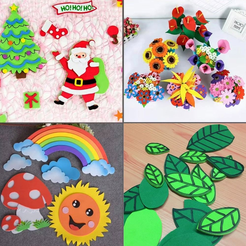 EVA 10pcs ฟองน้ําโฟมกระดาษหนา  - Art Craft 2 Year Olds บทวิจารณ์และราคา