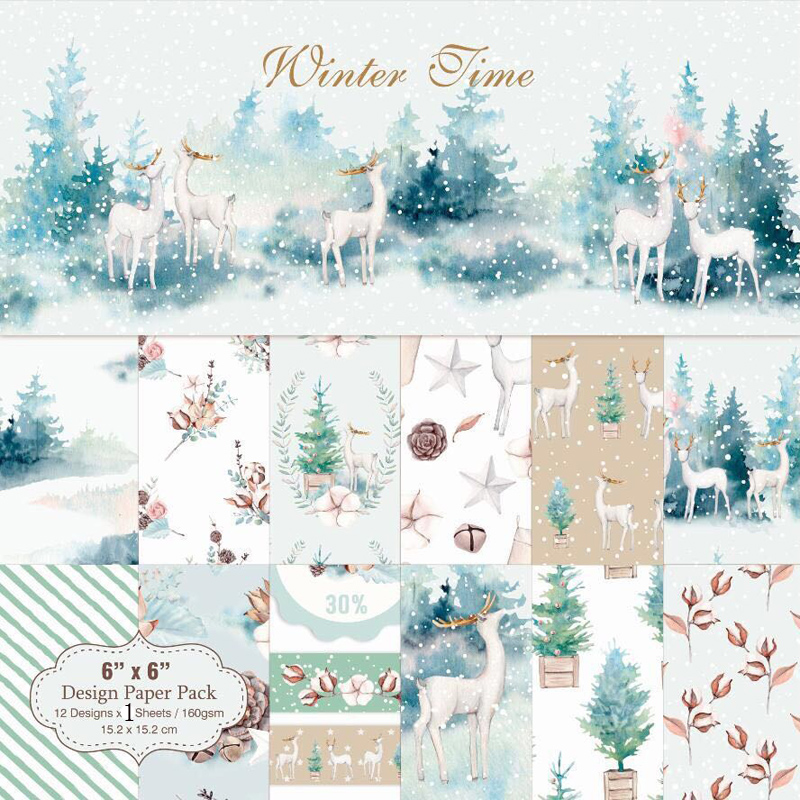 Kljuyp แผ่นสมุดภาพเวลาฤดูหนาว2 - Art Craft Winter บทวิจารณ์และราคา