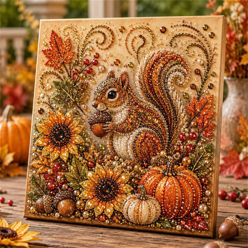 ชุดภาพวาดเพชรลายฤดูใบไม้ร่วง ช - Art Craft Flower บทวิจารณ์และราคา