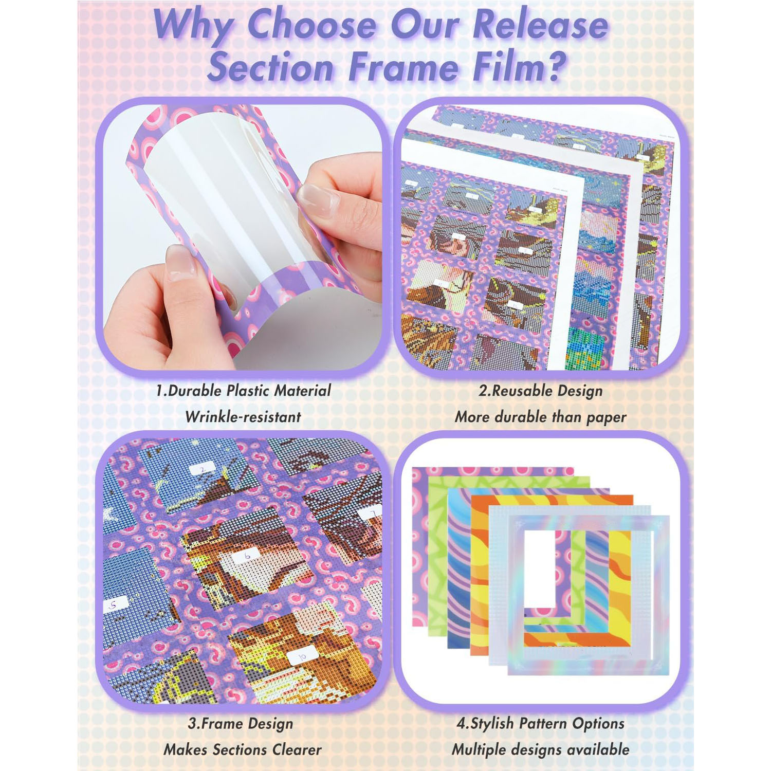 ชุดอุปกรณ์จัดตำแหน่งภาพวาดเพชร - Diamond Painting Kit บทวิจารณ์และราคา