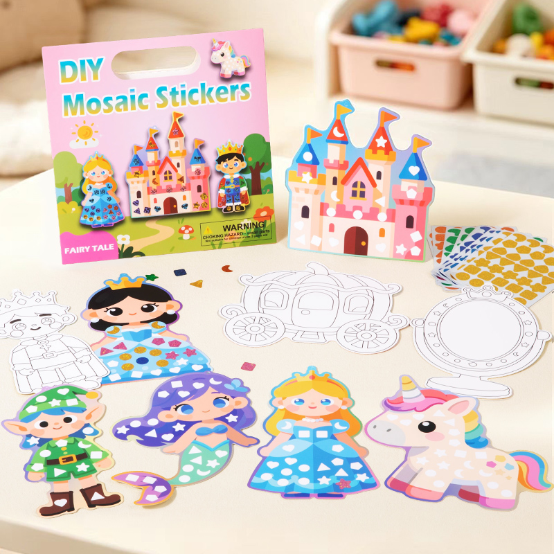 สติกเกอร์โมเสคกระจก ของเล่นสร้ - Art Craft 2 Year Olds บทวิจารณ์และราคา
