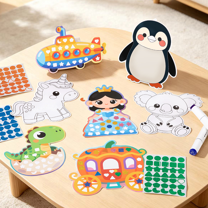 สติกเกอร์โมเสคกระจก ของเล่นสร้ - Art Craft 2 Year Olds บทวิจารณ์และราคา