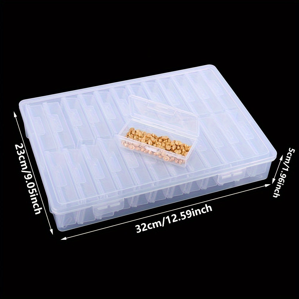 กล่องเก็บของพลาสติกใส มีช่อง พ - Art Craft Organizer บทวิจารณ์และราคา