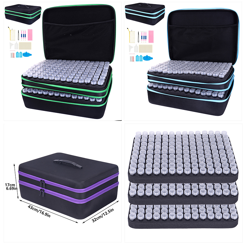 กล่องเก็บอุปกรณ์งานเพชรขนาดใหญ - Art Craft Organizer บทวิจารณ์และราคา