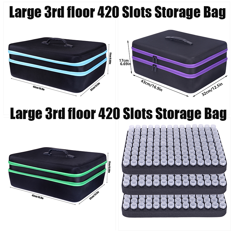กล่องเก็บอุปกรณ์งานเพชรขนาดใหญ - Art Craft Organizer บทวิจารณ์และราคา