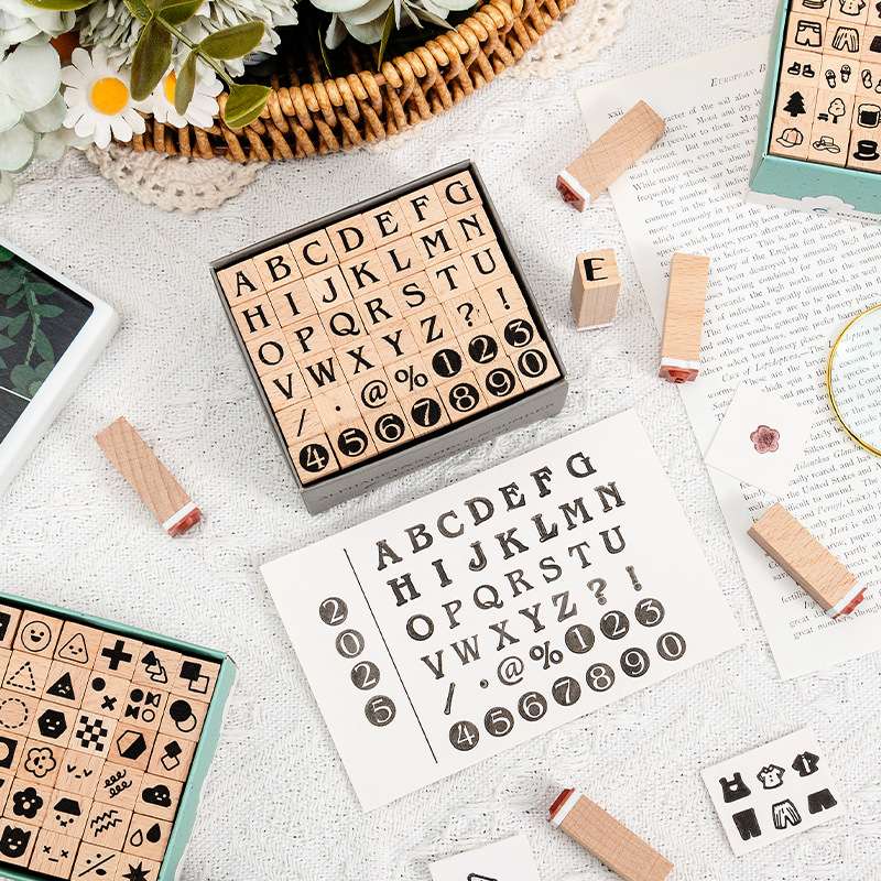 ชุดตรายางไม้ลายน่ารักสำหรับแพล - Rubber Stamp Blank บทวิจารณ์และราคา