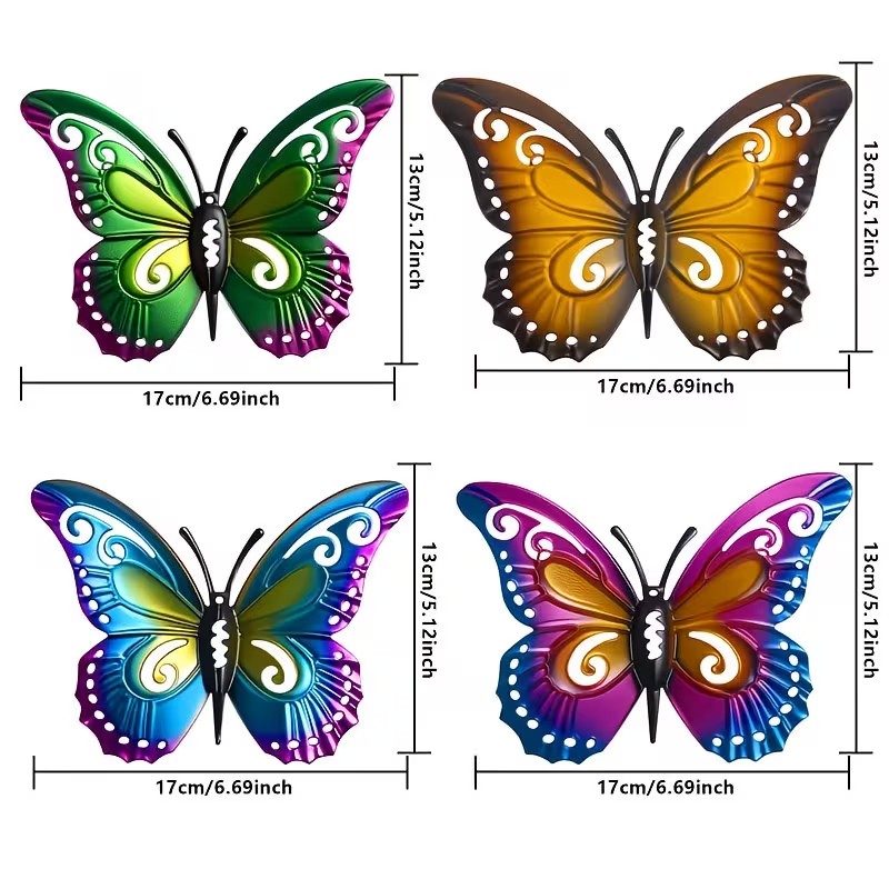 ของตกแต่งผนังรูปปั้นผีเสื้อโลห - Art Craft Butterfly บทวิจารณ์และราคา