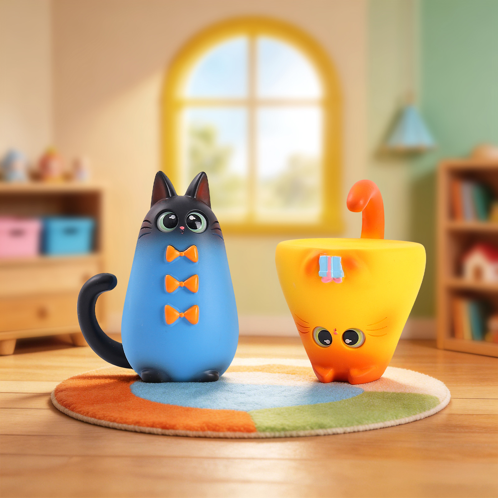 ฟิกเกอร์แมวแบบสุ่ม  งานเรซิ่น  - Art Craft Website บทวิจารณ์และราคา