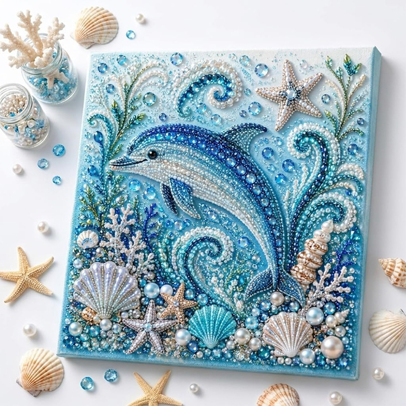 ชุดงานฝีมือไข่มุกธีมมหาสมุทร D - Art Craft Website บทวิจารณ์และราคา