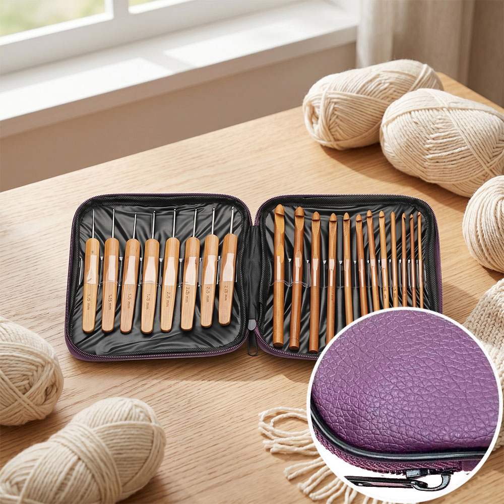 ชุดเข็มโครเชต์ไม้ไผ่ 74 ชิ้น พ - Art Craft Material บทวิจารณ์และราคา