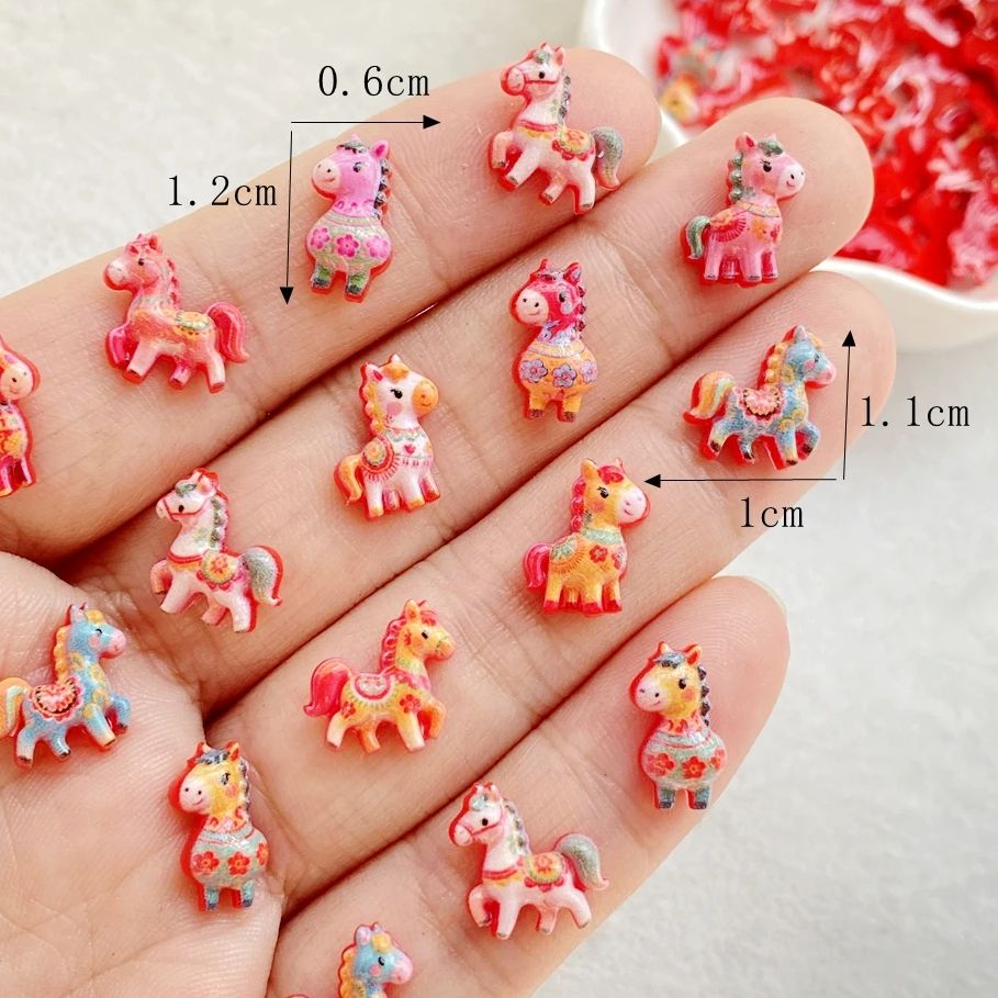 เรซิ่นรูปสัตว์น่ารักสีแดงขนาดเ - Art Craft Unicorn บทวิจารณ์และราคา