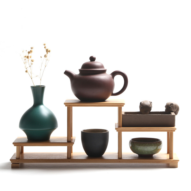 ชั้นวางของตกแต่งทำจากไม้ไผ่และ - Art Craft Vase บทวิจารณ์และราคา