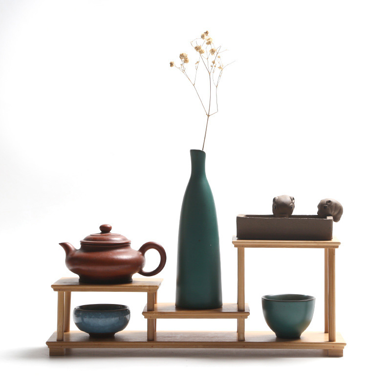 ชั้นวางของตกแต่งทำจากไม้ไผ่และ - Art Craft Vase บทวิจารณ์และราคา