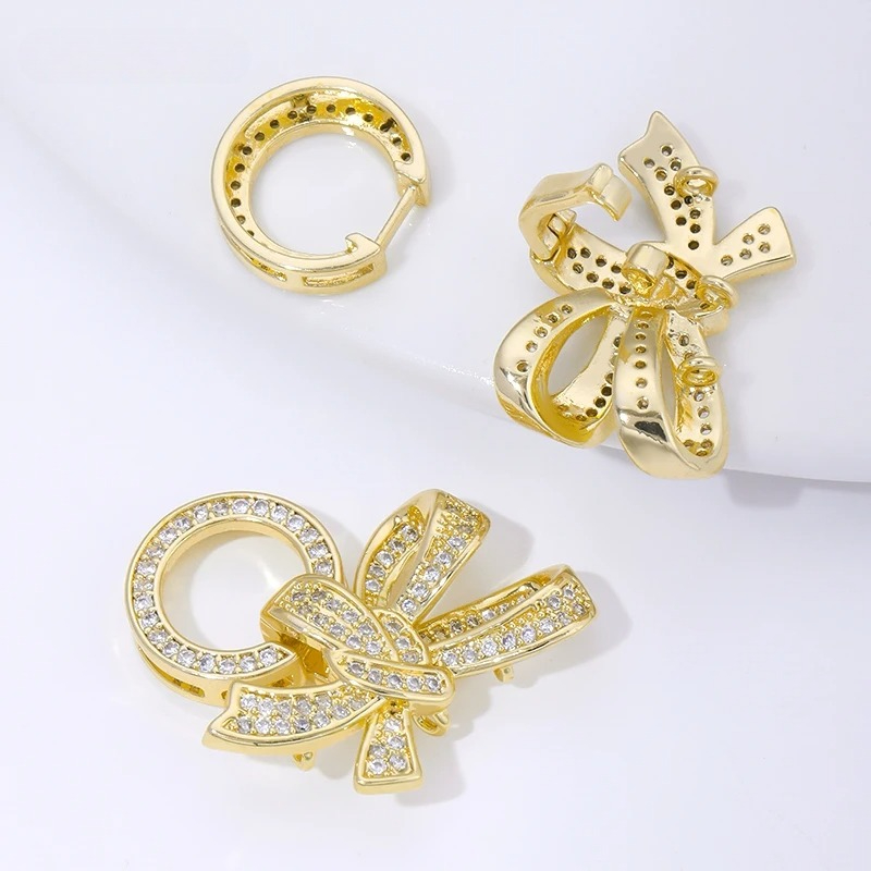 ตัวล็อกแบบผีเสื้อ 3 วง ชุบทอง  - Art Craft Material บทวิจารณ์และราคา