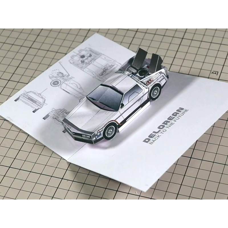 Back To The Future POP-UP DMC- - Art Craft Cardboard บทวิจารณ์และราคา