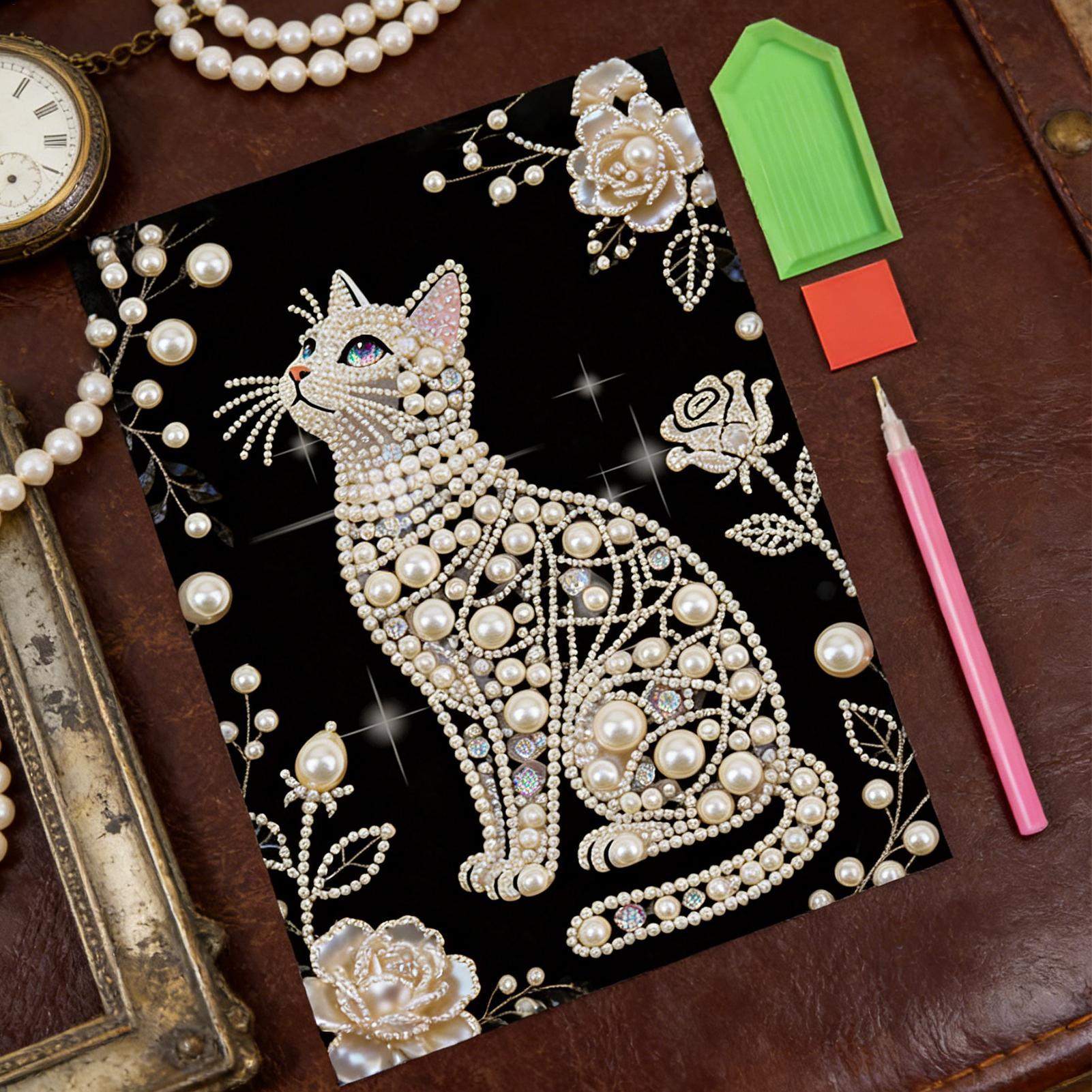 ชุดภาพวาดไข่มุกรูปแมว DIY งานฝ - Art Craft Mother'S Day บทวิจารณ์และราคา