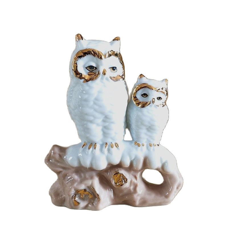 ตุ๊กตานกฮูกแม่ลูกทำจากเซรามิกเ - Art Craft Mother'S Day บทวิจารณ์และราคา