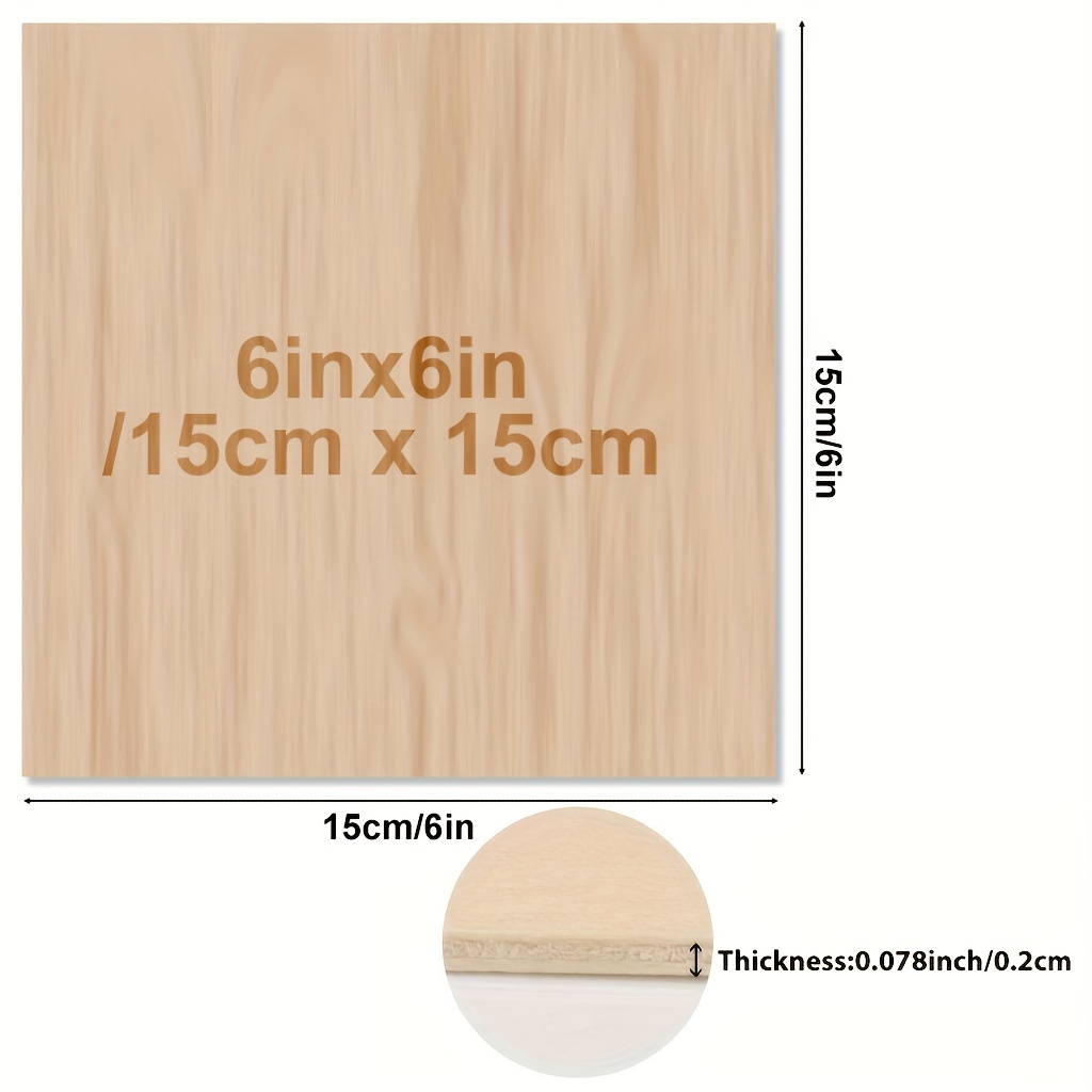 48/32/16/8/4 ชิ้นไม้ที่ยังไม่เ - Art X Craft บทวิจารณ์และราคา