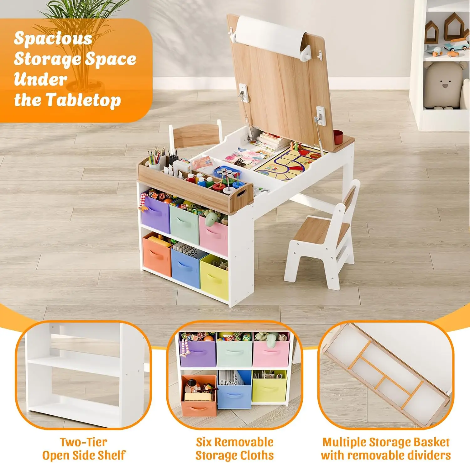 ชุดโต๊ะและเก้าอี้สำหรับเด็กพร้ - Art X Craft บทวิจารณ์และราคา