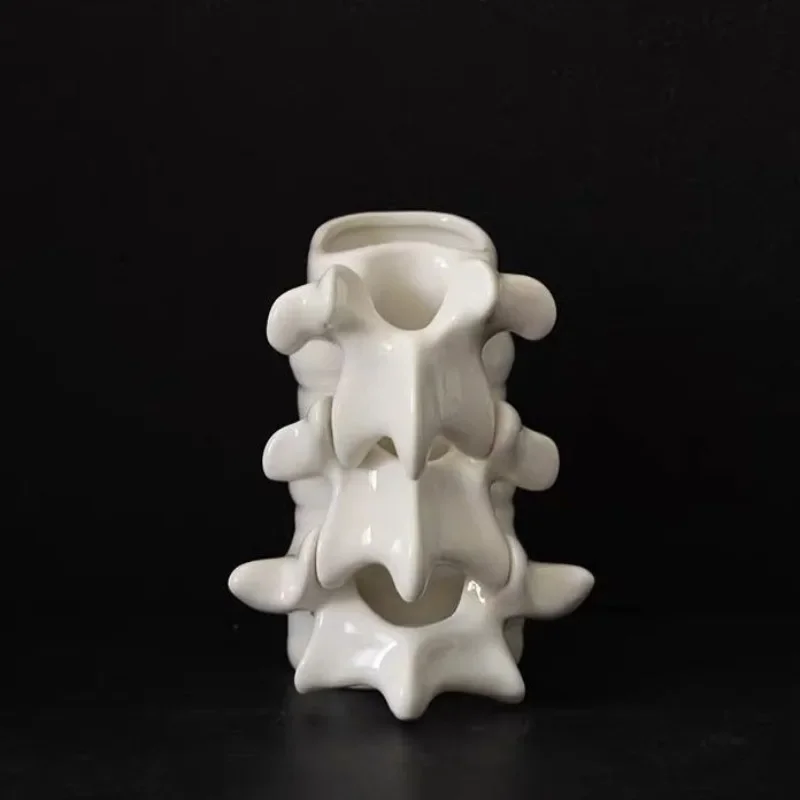 Creative เซรามิคกระดูกสันหลังถ - Art Craft Vase บทวิจารณ์และราคา