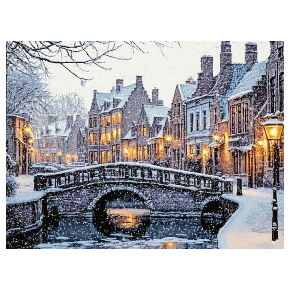 ชุดปักครอสติชลายเมืองในฤดูหนาว - Art Craft Winter บทวิจารณ์และราคา