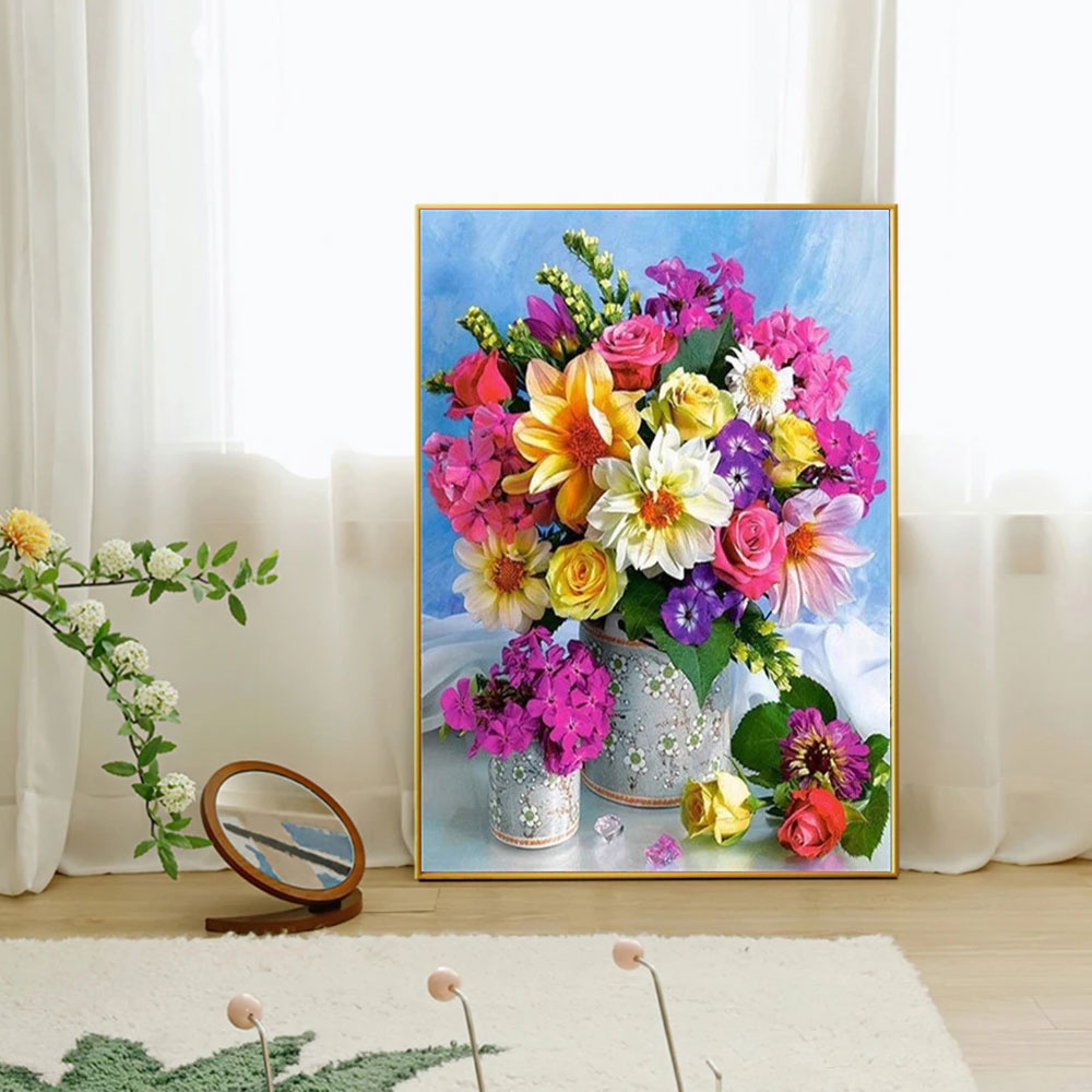ภาพวาดเพชร 5 มิติ ลายดอกไม้ แจ - Art Craft Flower บทวิจารณ์และราคา