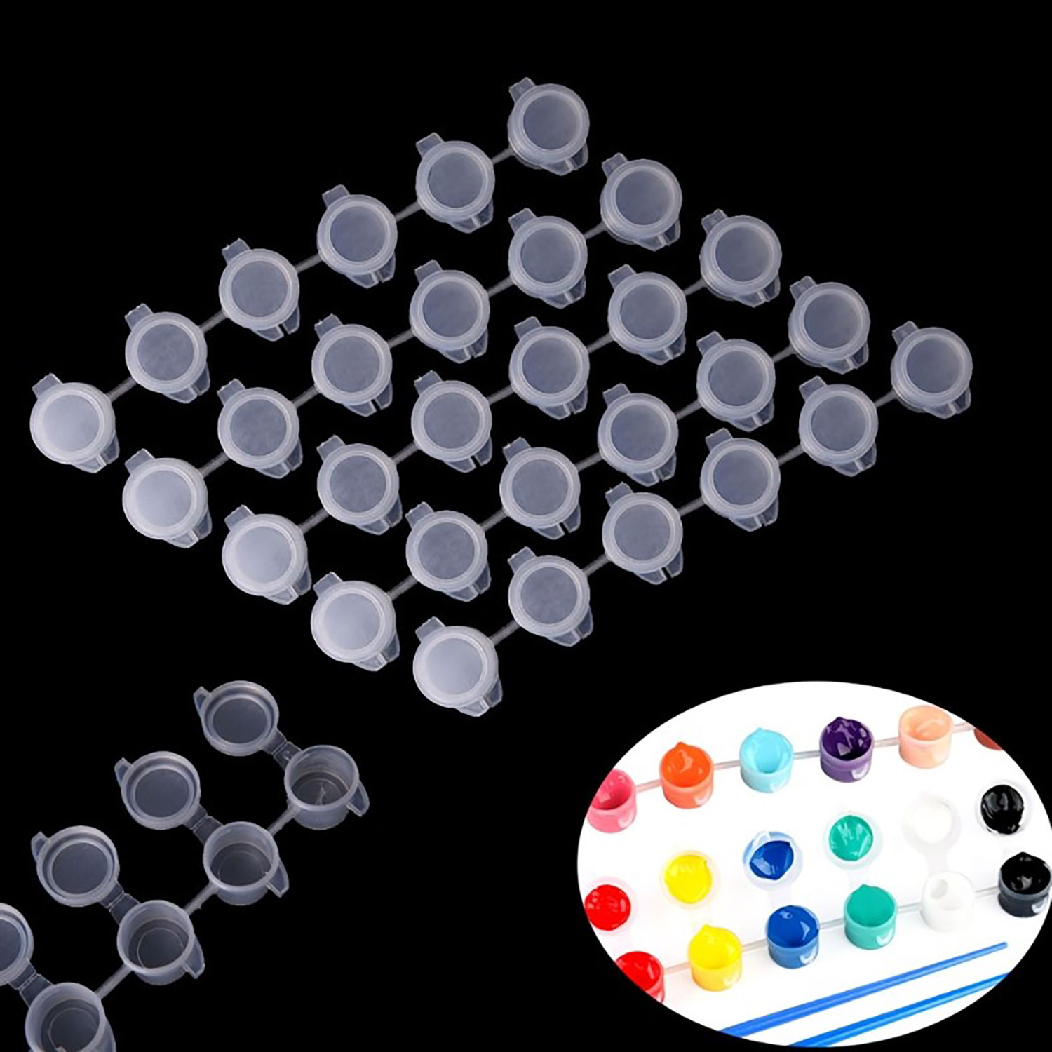 10แถบ60Pots ว่างเปล่าสีแถบสีมิ - Art Craft Organizer บทวิจารณ์และราคา