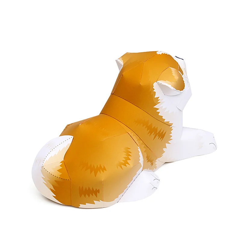 Akita Shiba Inu พับ Handmade O - Art Craft Cardboard บทวิจารณ์และราคา