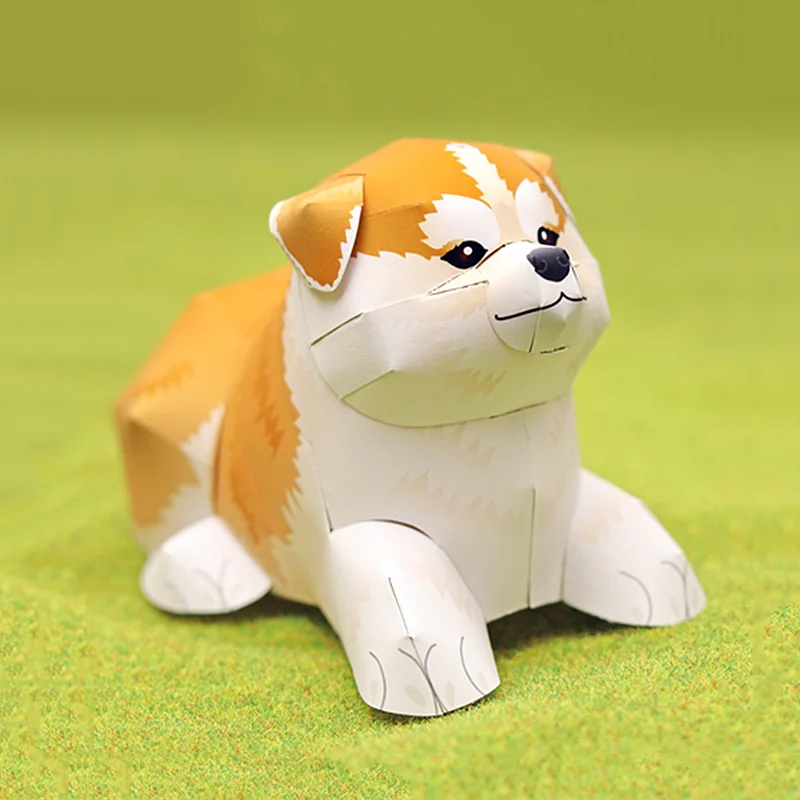 Akita Shiba Inu พับ Handmade O - Art Craft Cardboard บทวิจารณ์และราคา