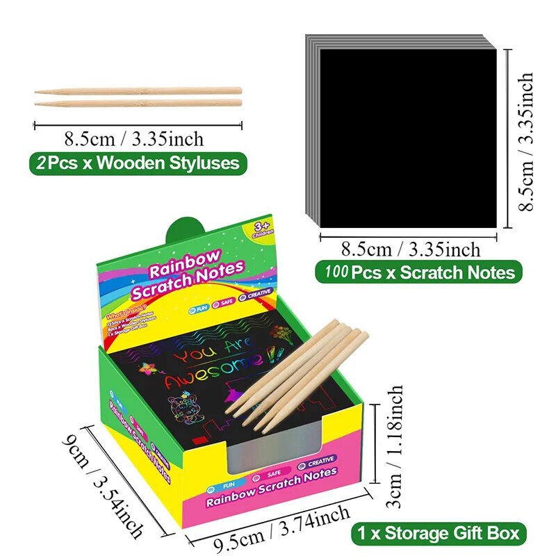 ชุดการ์ดศิลปะขูดสร้างสรรค์มากม - Art Craft Stick บทวิจารณ์และราคา